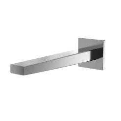 TOTO Axiom Wall-Mount ECOPOWER 0.5 GPM Touchless Bathroom Faucet, 10 Second On-Demand Flow, Polished Chrome, Brass, T25L51E#CP