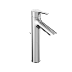 TOTO Brass, TLS01304U#CP LB Series 1.2 GPM Single Handle Bathroom Faucet for Semi-Vessel Sink with Drain Assembly, Polished Chrome