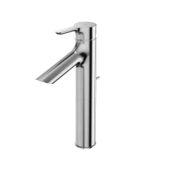 TOTO Brass, TLS01304U#CP LB Series 1.2 GPM Single Handle Bathroom Faucet for Semi-Vessel Sink with Drain Assembly, Polished Chrome