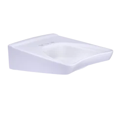 TOTO Commercial 20.5" x 27" Rectangle Wall-Mount Vitreous China Bathroom Sink, featuring 3 faucet holes and 1 soap dispenser hole, ADA Compliant, Cotton White, Model LT308.4#01