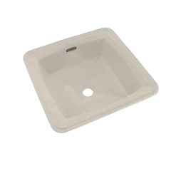 TOTO Connelly Square Undermount Bathroom Sink with CEFIONTECT, Sedona Beige, Vitreous China, LT491G#12