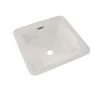 TOTO Connelly Square Undermount Bathroom Sink with CEFIONTECT, Colonial White, Vitreous China, LT491G#11