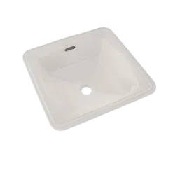 TOTO Connelly Square Undermount Bathroom Sink with CEFIONTECT, Colonial White, Vitreous China, LT491G#11