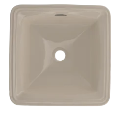 TOTO Connelly Square Undermount Bathroom Sink with CEFIONTECT, Bone, Vitreous China, LT491G#03