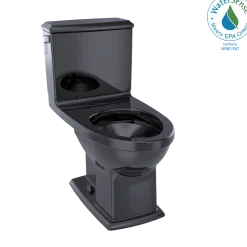 TOTO Connelly Two-Piece Elongated Dual-Max, Dual Flush 1.28 and 0.9 GPF Universal Height Toilet, Ebony, Vitreous China, CST494CEMF#51