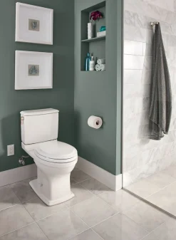 TOTO Connelly Two-Piece Elongated Dual-Max, Dual Flush 1.28 and 0.9 GPF Universal Height Toilet, Ebony, Vitreous China, CST494CEMF#51