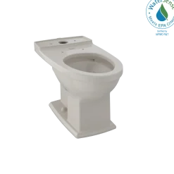 TOTO Connelly Universal Height Elongated Toilet Bowl with CEFIONTECT, Bone, Vitreous China, CT494CEFG#03