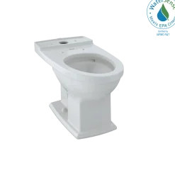 TOTO Connelly Universal Height Elongated Toilet Bowl with CEFIONTECT, Colonial White, Vitreous China, CT494CEFG#11