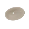 TOTO Dantesca Oval Undermount Bathroom Sink with CEFIONTECT, Bone, Vitreous China, LT597G#03