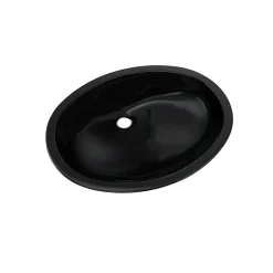 TOTO Dantesca Oval Undermount Bathroom Sink, Ebony, Vitreous China, LT597#51