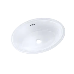 TOTO Dartmouth 17-1/4" x 12-7/8" Oval Undermount Bathroom Sink, Cotton White, Vitreous China, LT643#01