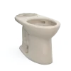 TOTO Drake Elongated TORNADO FLUSH Toilet Bowl with CEFIONTECT, Bone, Vitreous China, C776CEG#03