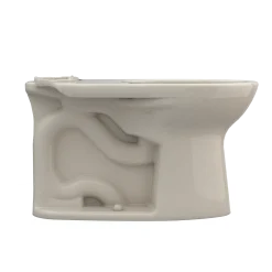 TOTO Drake Elongated TORNADO FLUSH Toilet Bowl with CEFIONTECT, Bone, Vitreous China, C776CEG#03
