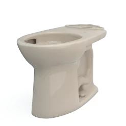 TOTO Drake Elongated TORNADO FLUSH Toilet Bowl with CEFIONTECT, Bone, Vitreous China, C776CEG#03