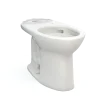 TOTO Drake Elongated TORNADO FLUSH Toilet Bowl with CEFIONTECT, Colonial White, Vitreous China, C776CEG#11