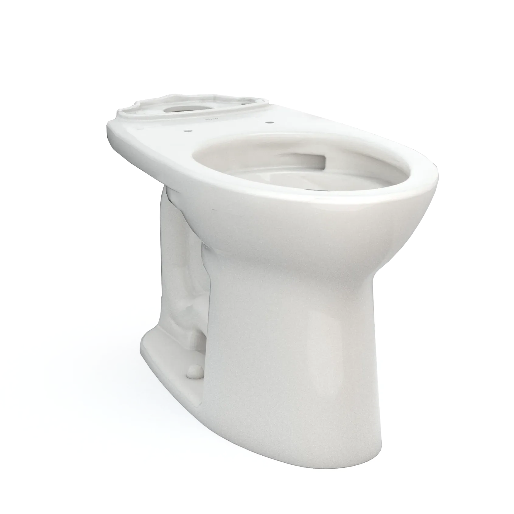 TOTO Drake Elongated Universal Height TORNADO FLUSH Toilet Bowl with CEFIONTECT, Colonial White, Vitreous China, C776CEFG#11