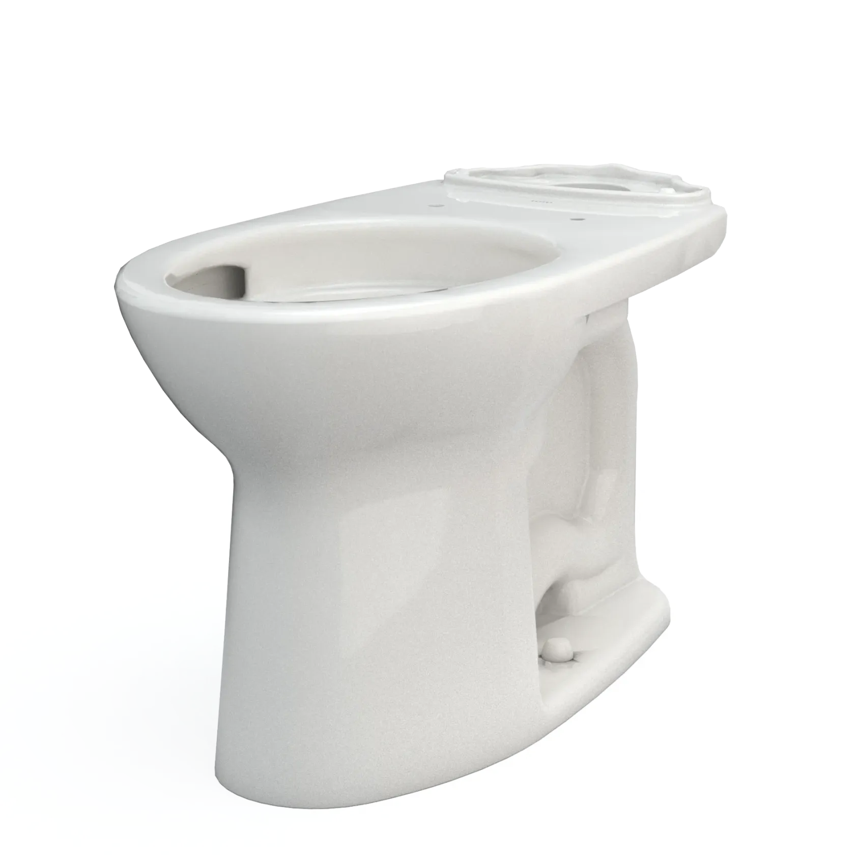 TOTO Drake Elongated Universal Height TORNADO FLUSH Toilet Bowl with CEFIONTECT, Colonial White, Vitreous China, C776CEFG#11