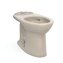 TOTO Drake Elongated Universal Height TORNADO FLUSH Toilet Bowl with CEFIONTECT, Bone, Vitreous China, C776CEFG#03