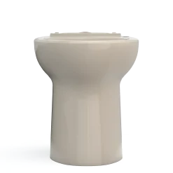 TOTO Drake Elongated Universal Height TORNADO FLUSH Toilet Bowl with CEFIONTECT, Bone, Vitreous China, C776CEFG#03