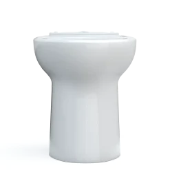 TOTO Drake Elongated Universal Height TORNADO FLUSH Toilet Bowl with CEFIONTECT, Cotton White, Vitreous China, C776CEFG#01