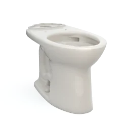 TOTO Drake Elongated Universal Height TORNADO FLUSH Toilet Bowl with CEFIONTECT, Sedona Beige, Vitreous China, C776CEFG#12