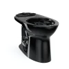 TOTO Drake Elongated Universal Height Universal Height TORNADO FLUSH Toilet Bowl, Ebony, Vitreous China, C776CEF#51