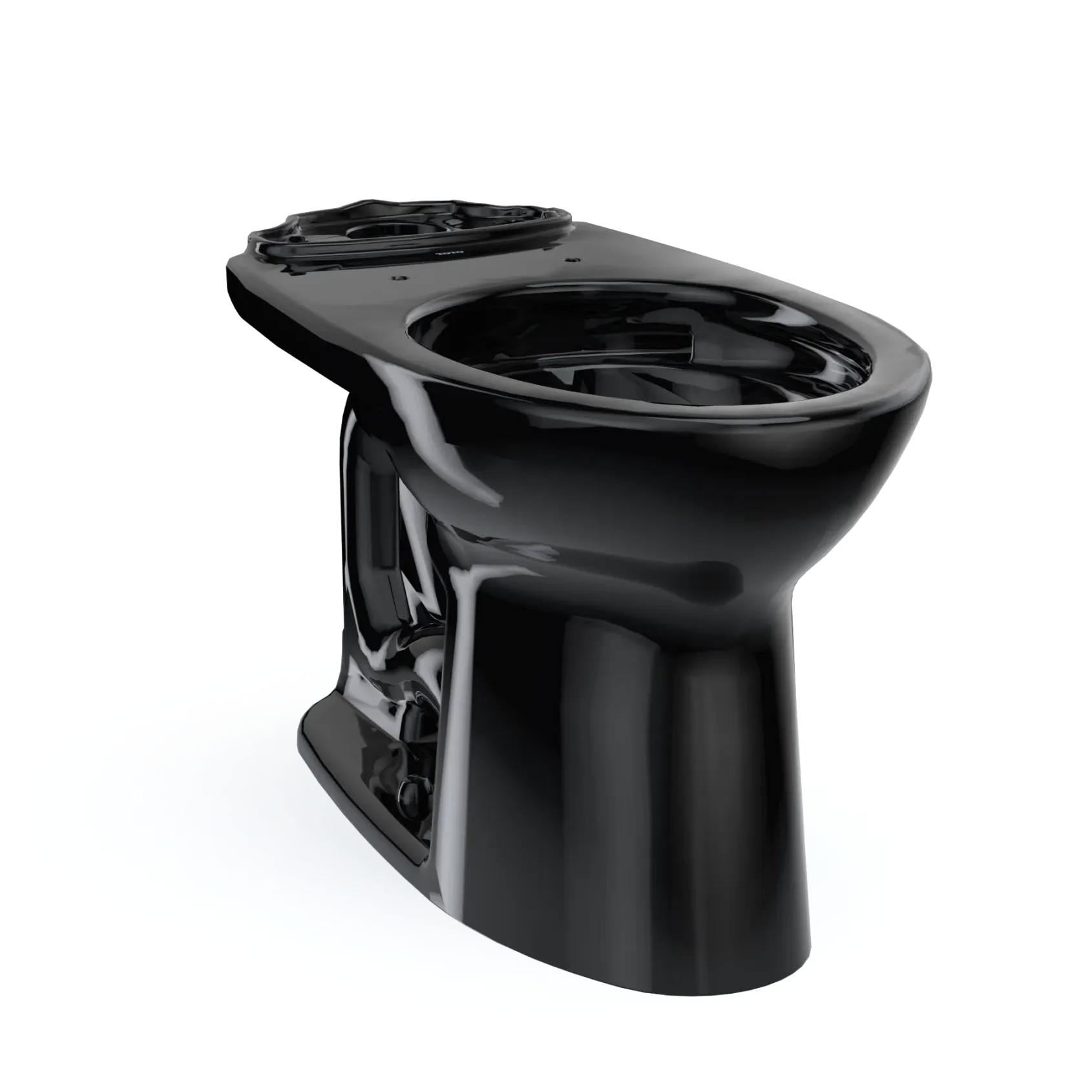 TOTO Drake Elongated Universal Height Universal Height TORNADO FLUSH Toilet Bowl, Ebony, Vitreous China, C776CEF#51