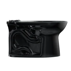TOTO Drake Elongated Universal Height Universal Height TORNADO FLUSH Toilet Bowl, Ebony, Vitreous China, C776CEF#51