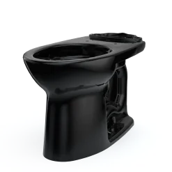 TOTO Drake Elongated Universal Height Universal Height TORNADO FLUSH Toilet Bowl, Ebony, Vitreous China, C776CEF#51