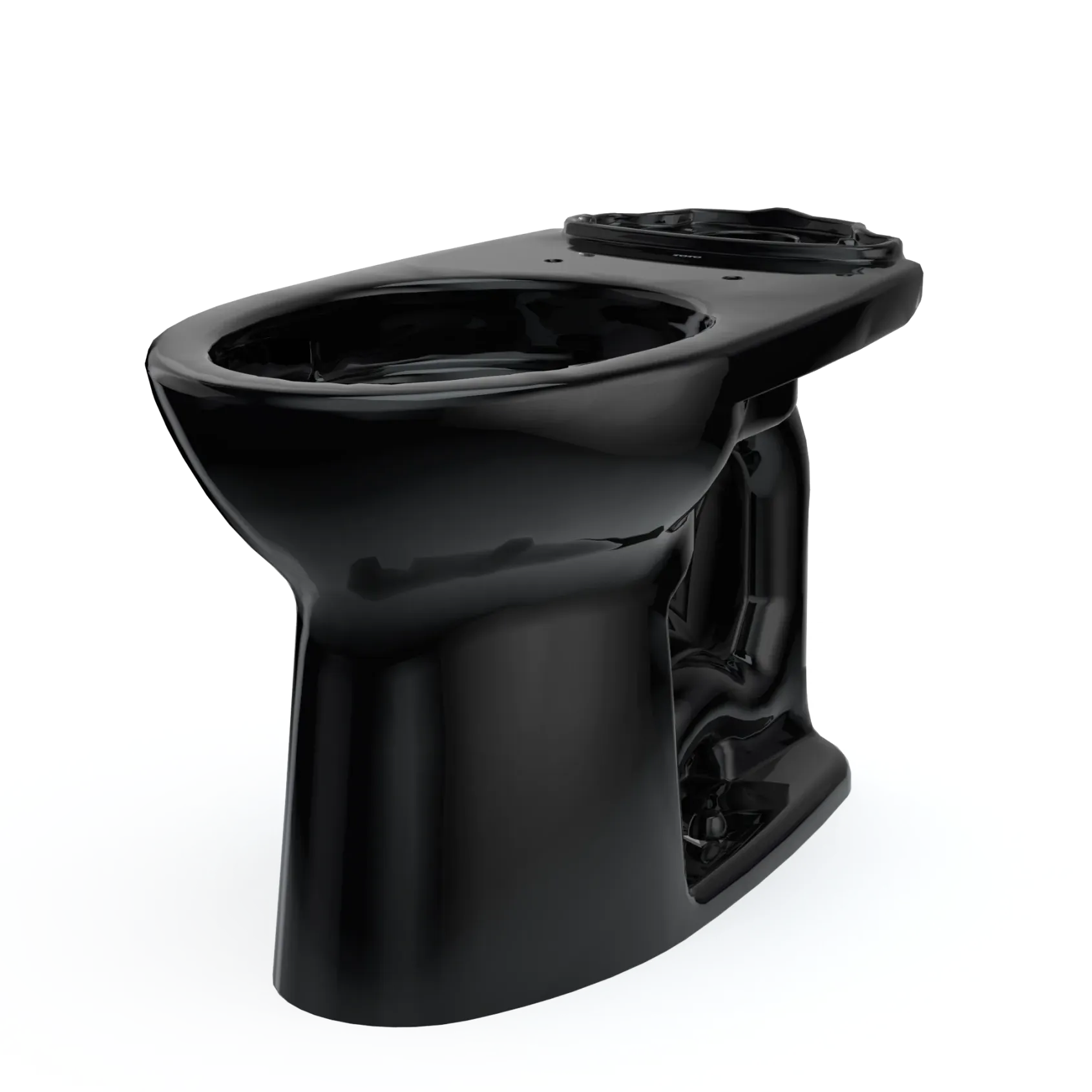 TOTO Drake Elongated Universal Height Universal Height TORNADO FLUSH Toilet Bowl, Ebony, Vitreous China, C776CEF#51