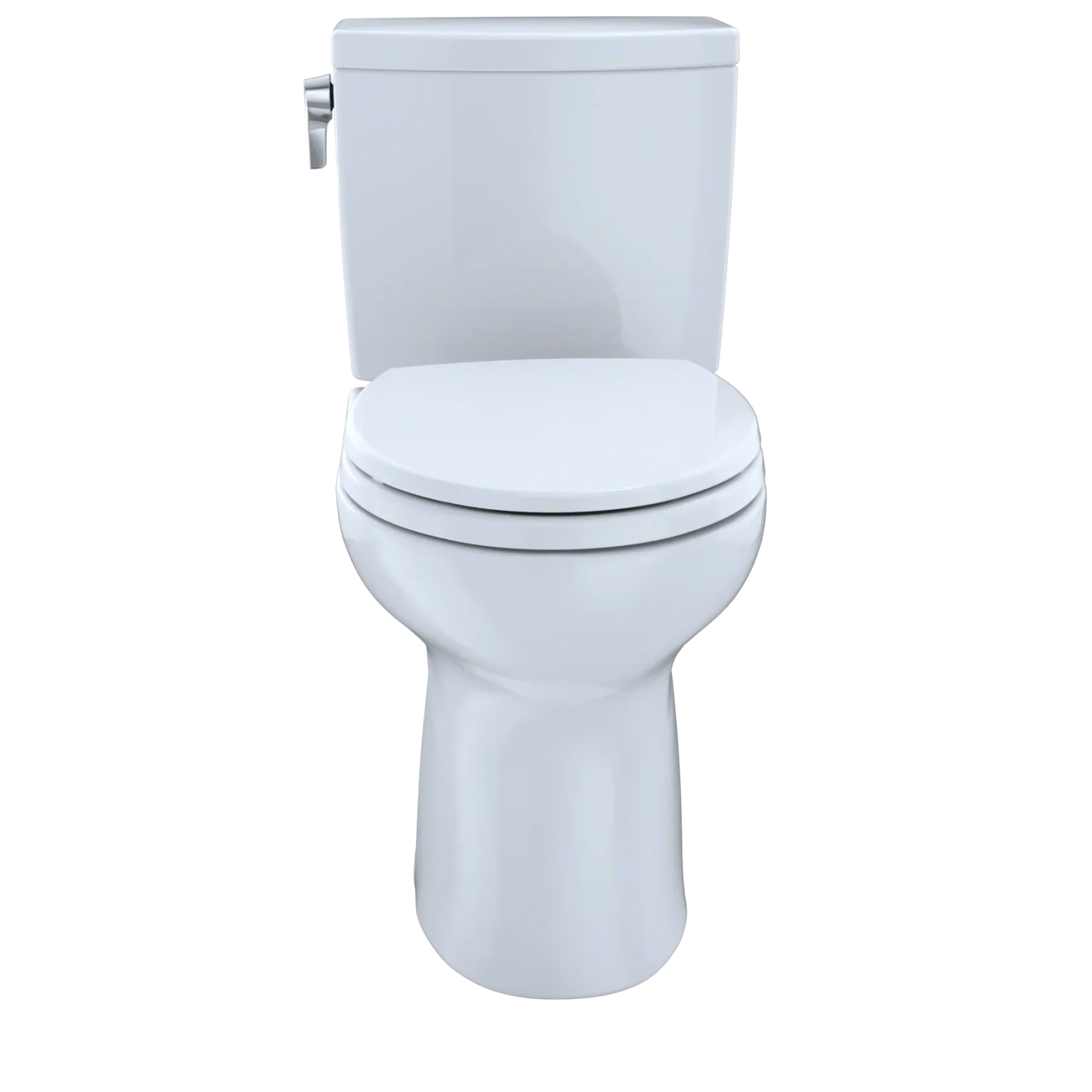 TOTO Drake II 1G Two-Piece Round 1.0 GPF Universal Height Toilet with CEFIONTECT, Bone, Vitreous China, CST453CUFG#03