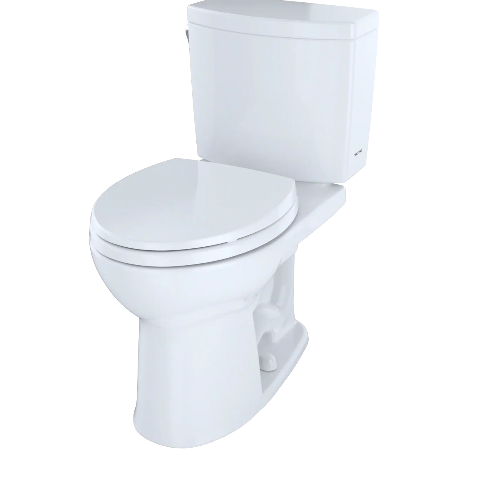 TOTO Drake II 1G Two-Piece Round 1.0 GPF Universal Height Toilet with CEFIONTECT, Bone, Vitreous China, CST453CUFG#03