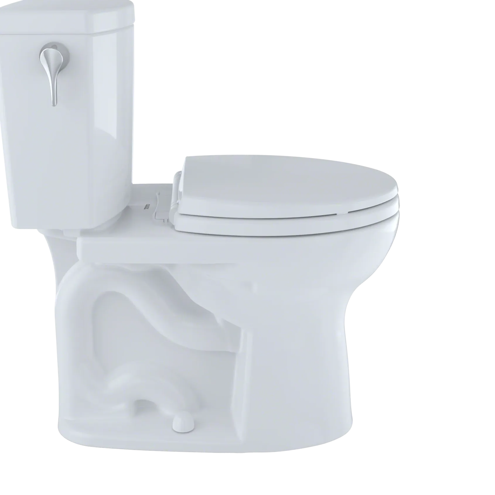 TOTO Drake II 1G Two-Piece Round 1.0 GPF Universal Height Toilet with CEFIONTECT, Bone, Vitreous China, CST453CUFG#03