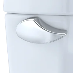 TOTO Drake II Two-Piece Round 1.28 GPF Universal Height Toilet, Ebony, Vitreous China, CST453CEF#51