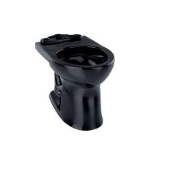 TOTO Drake II Universal Height Round Toilet Bowl, Ebony, Vitreous China, C453CUF#51