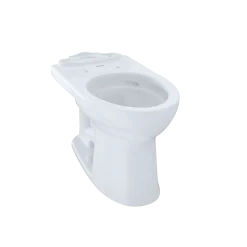 TOTO Drake II Universal Height Elongated Toilet Bowl with CEFIONTECT, Cotton White, Vitreous China, C454CUFG#01