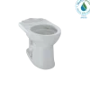 TOTO Drake II Universal Height Round Toilet Bowl with CEFIONTECT, Colonial White, Vitreous China, C453CUFG#11