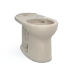 TOTO Drake Round TORNADO FLUSH Toilet Bowl with CEFIONTECT, Bone, Vitreous China, C775CEFG#03