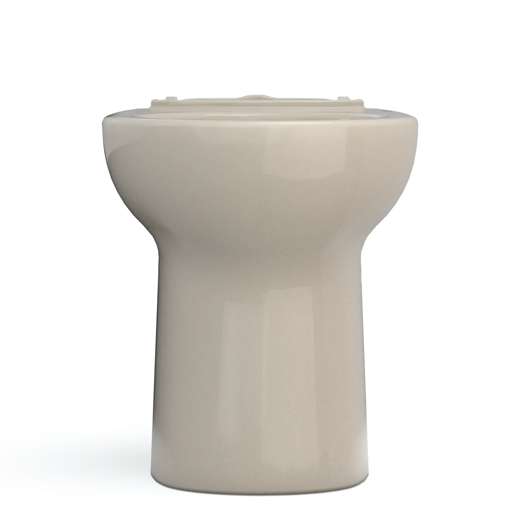 TOTO Drake Round TORNADO FLUSH Toilet Bowl with CEFIONTECT, Bone, Vitreous China, C775CEFG#03