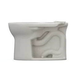 TOTO Drake Round TORNADO FLUSH Toilet Bowl with CEFIONTECT, Sedona Beige, Vitreous China, C775CEFG#12