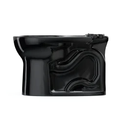 TOTO Drake Round TORNADO FLUSH Toilet Bowl, Ebony, Vitreous China, C775CEF#51