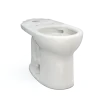 TOTO Drake Round TORNADO FLUSH Toilet Bowl with CEFIONTECT, Colonial White, Vitreous China, C775CEFG#11