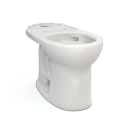 TOTO Drake Round TORNADO FLUSH Toilet Bowl with CEFIONTECT, Colonial White, Vitreous China, C775CEFG#11