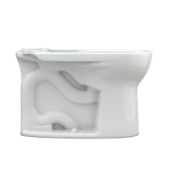 TOTO Drake Round TORNADO FLUSH Toilet Bowl with CEFIONTECT, Colonial White, Vitreous China, C775CEFG#11
