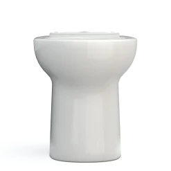 TOTO Drake Round TORNADO FLUSH Toilet Bowl with CEFIONTECT, Colonial White, Vitreous China, C775CEFG#11