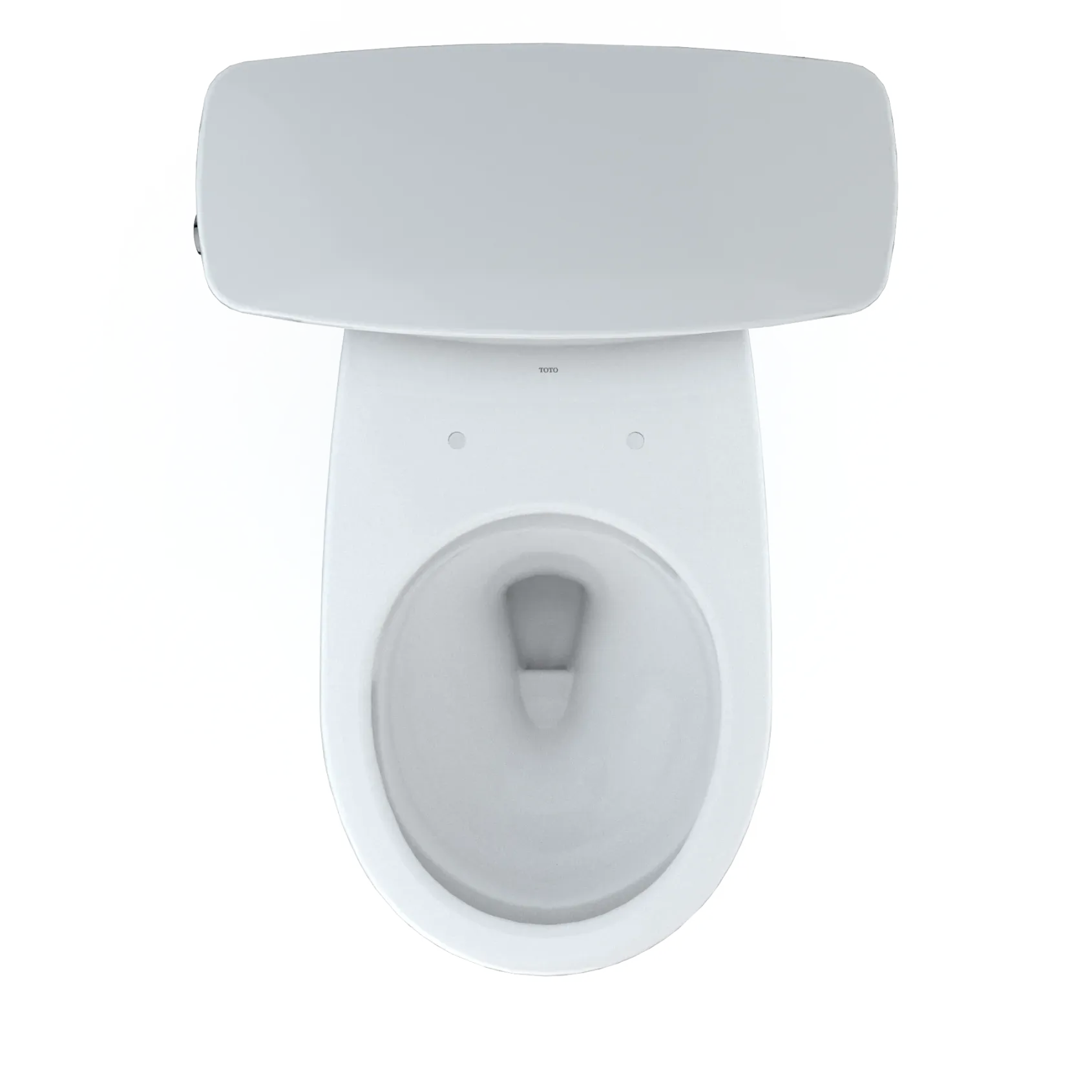 TOTO Drake Transitional Two-Piece Round 1.28 GPF Universal Height TORNADO FLUSH Toilet with CEFIONTECT, Cotton White, Vitreous China, CST785CEFG#01