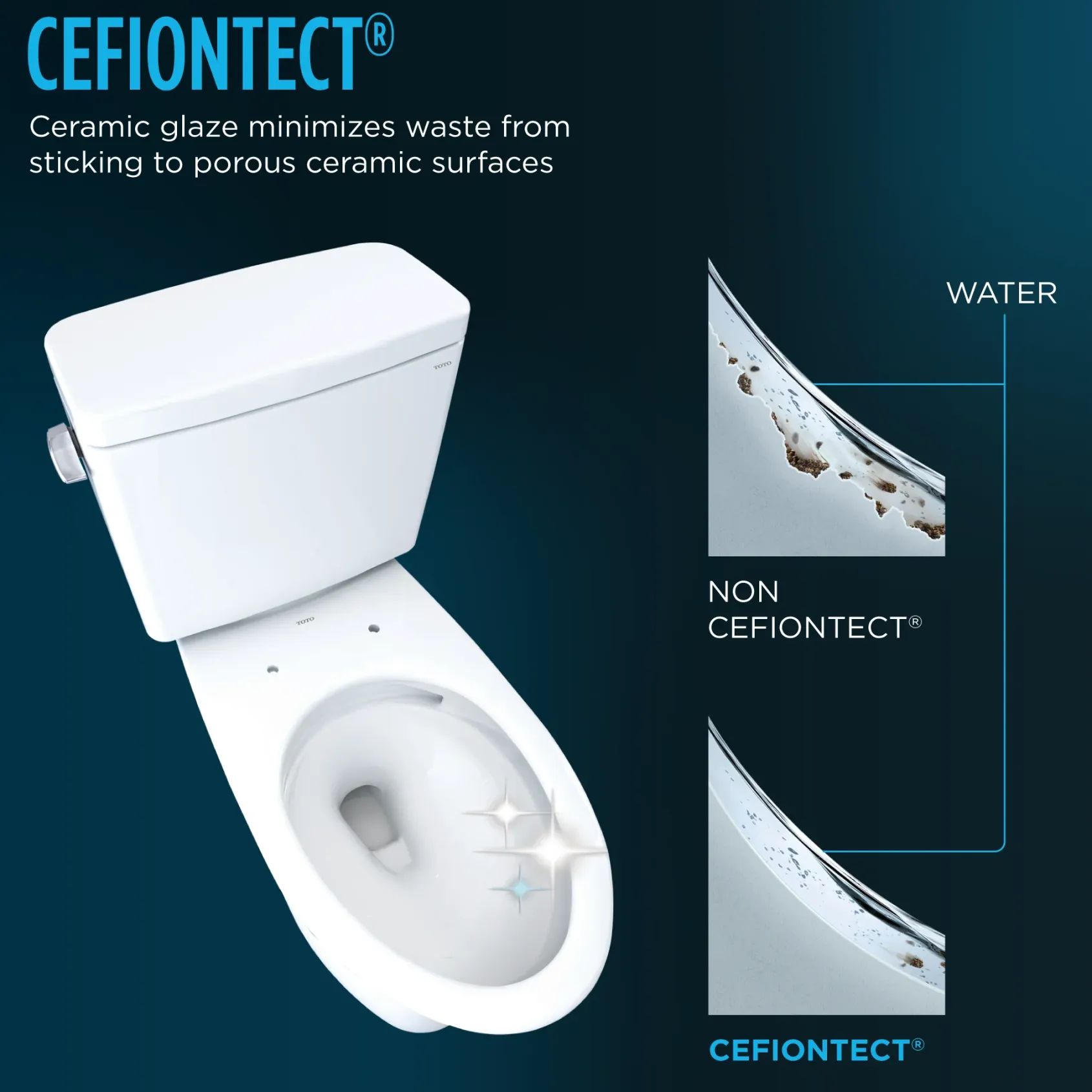 TOTO Drake Transitional Two-Piece Round 1.28 GPF Universal Height TORNADO FLUSH Toilet with CEFIONTECT, Cotton White, Vitreous China, CST785CEFG#01