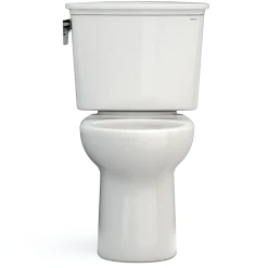TOTO Drake Transitional Two-Piece Round 1.28 GPF Universal Height TORNADO FLUSH Toilet with CEFIONTECT, Colonial White, Vitreous China, CST785CEFG#11