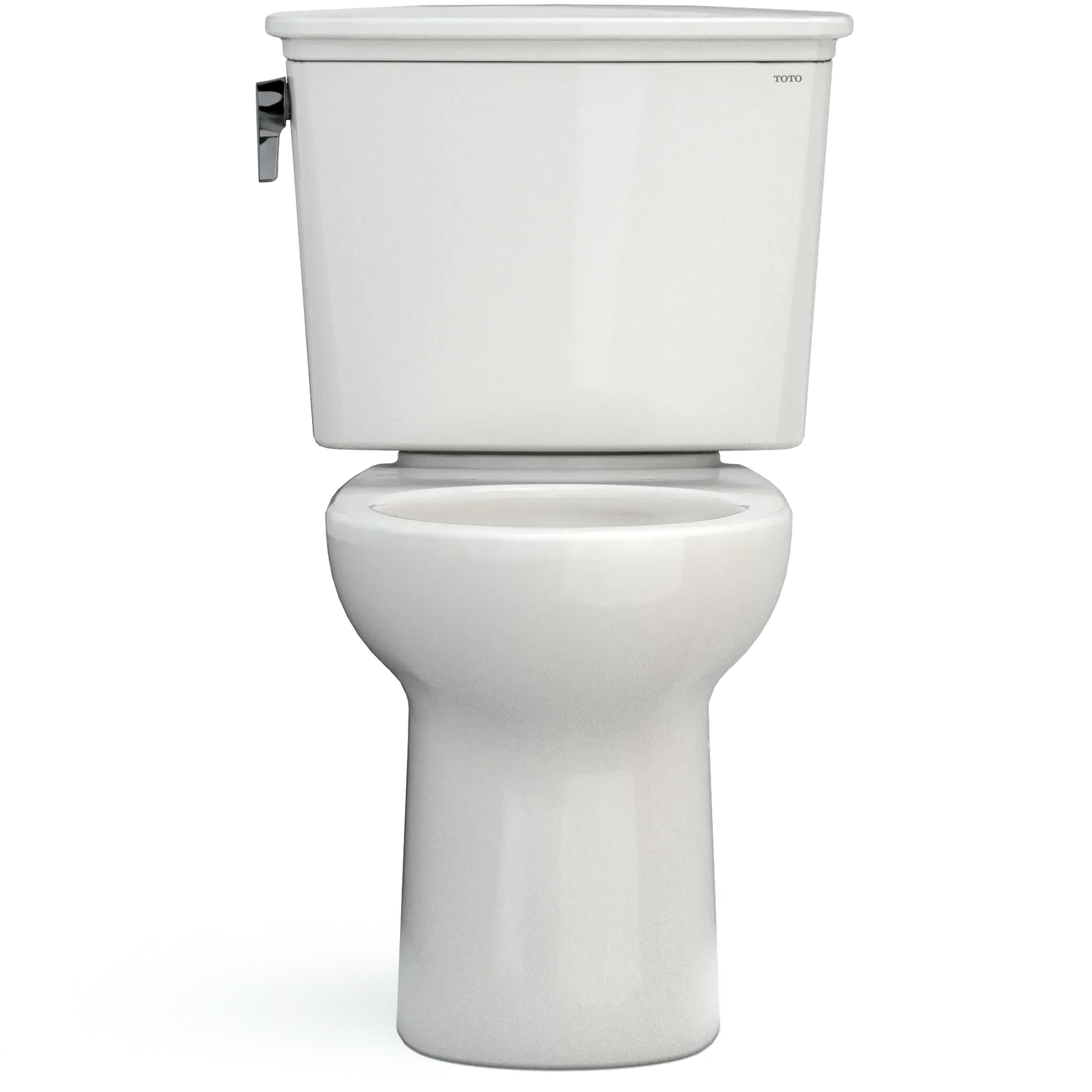 TOTO Drake Transitional Two-Piece Round 1.28 GPF Universal Height TORNADO FLUSH Toilet with CEFIONTECT, Colonial White, Vitreous China, CST785CEFG#11
