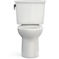 TOTO Drake Transitional Two-Piece Elongated 1.28 GPF TORNADO FLUSH Toilet with CEFIONTECT, Colonial White, Vitreous China, CST786CEG#11